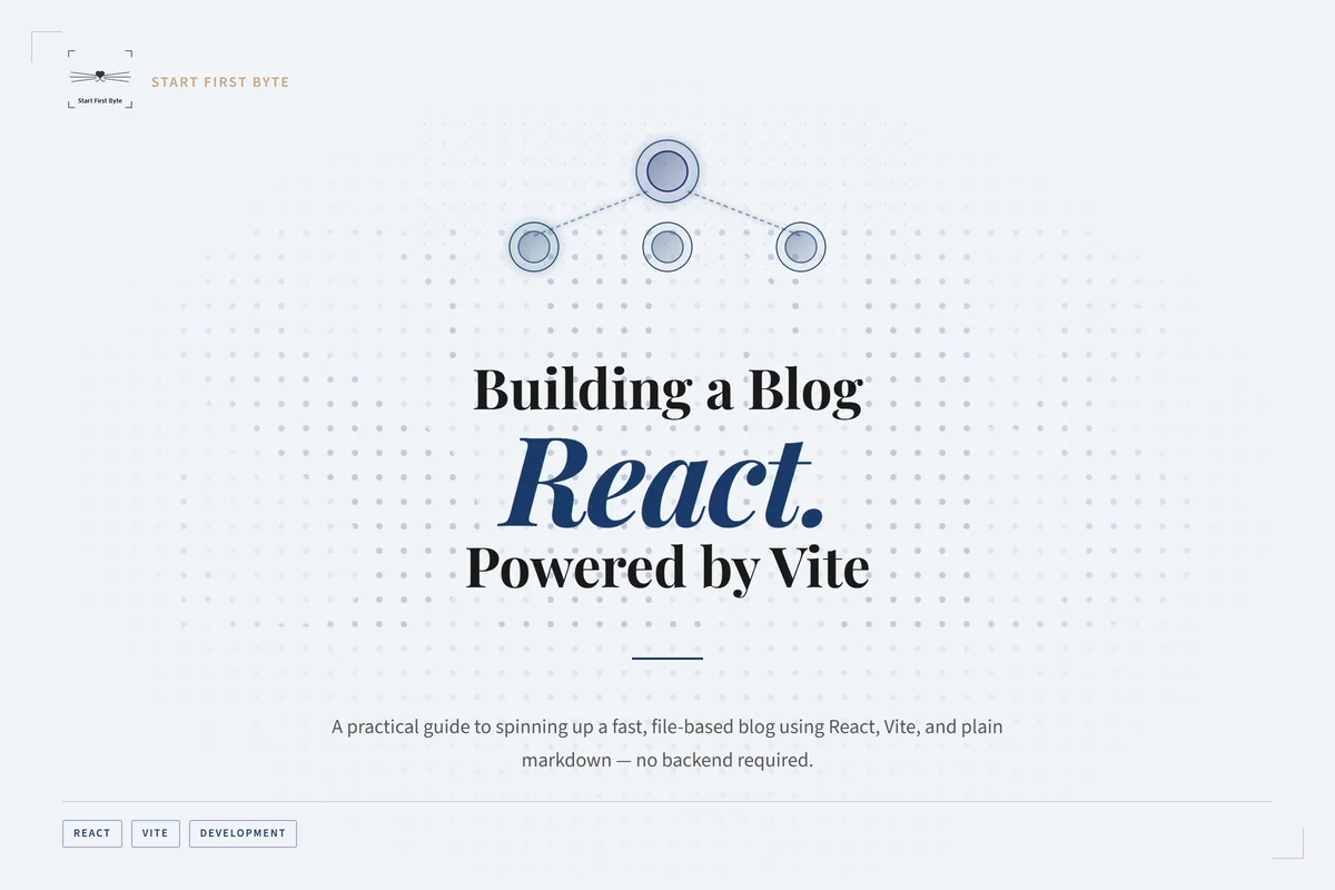 Building a Blog with React and Vite